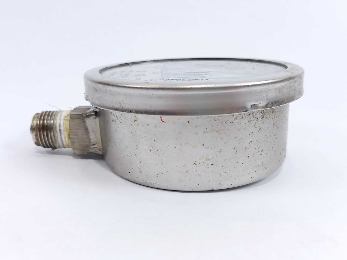 Forbes Marshall Pressure Gauge 0...100 psi  0...7 kg/cm2  EN-837 316L CL:1