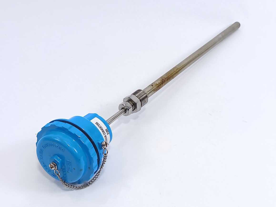 PT100 (D)  RTD Sensor Head Type w/ Protection Tube 132mm
