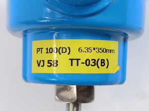 PT100 (D)  RTD Sensor Head Type w/ Protection Tube 132mm