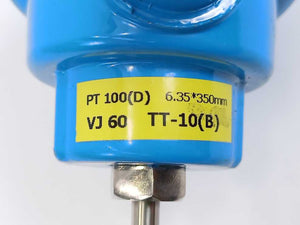 PT100 (D)  RTD Sensor Head Type w/ Protection Tube with Falange