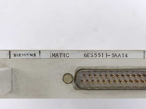 Siemens 6ES5511-5AA14 SIMATIC S5, PG 511 INTERF. MODULE
