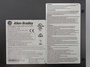 AB 1609-B600E Uninterruptible Power Supply 230VAC 600VA