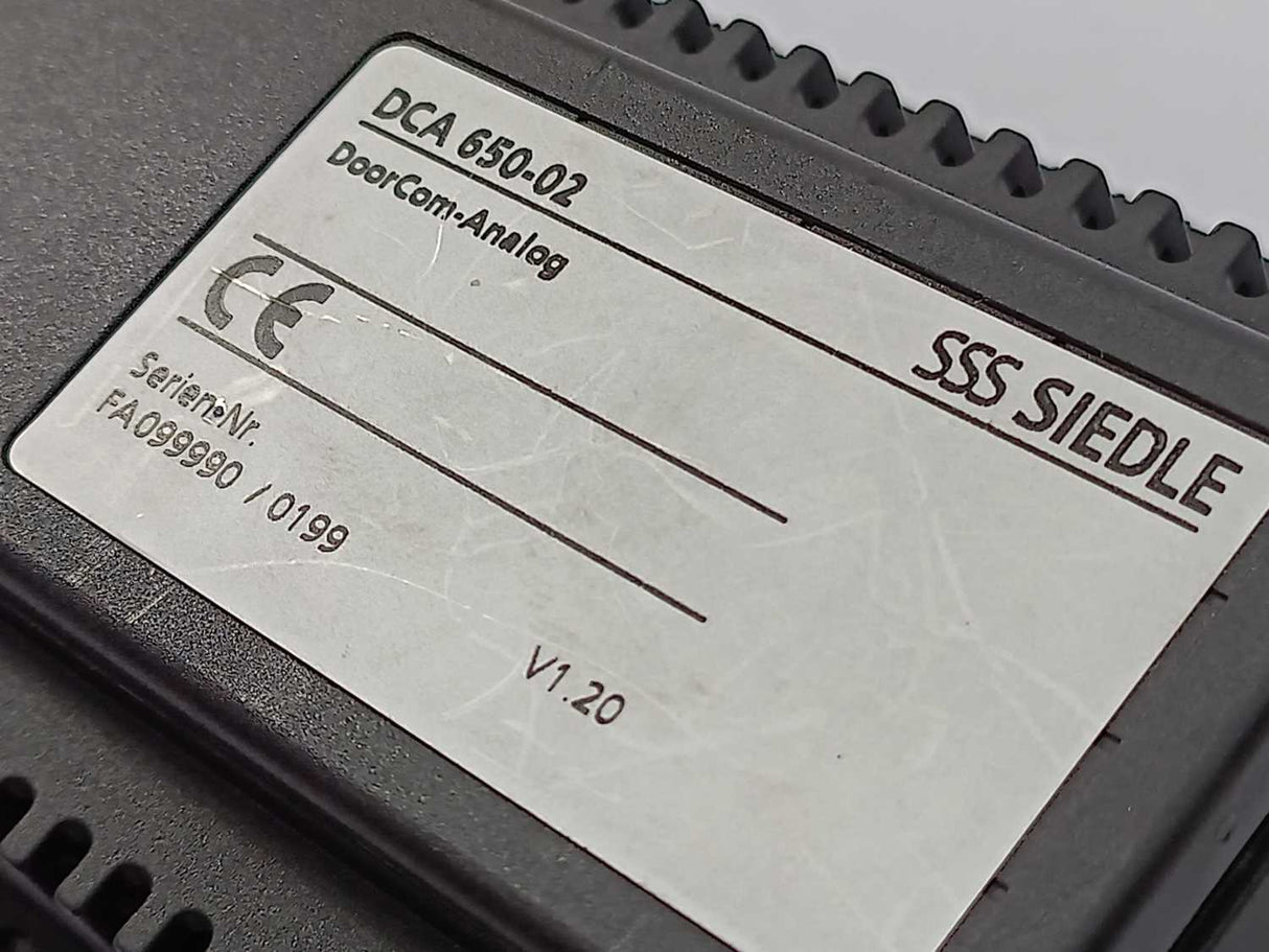 Siedle DCA 650-02 DoorCom Analog, V1.20