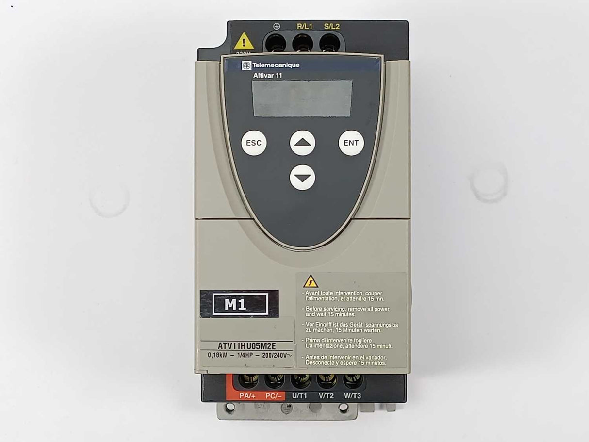 TELEMECANIQUE ATV11HU05M2E Altvar 11 Electric Inverter Drive 0,18kW