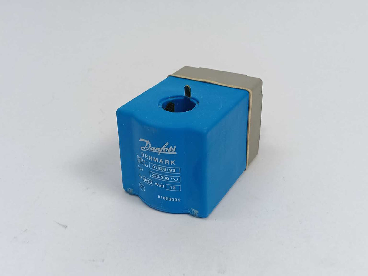 Danfoss 018Z6193 Solenoid Coil, 220/230V, 50/60Hz, 10W