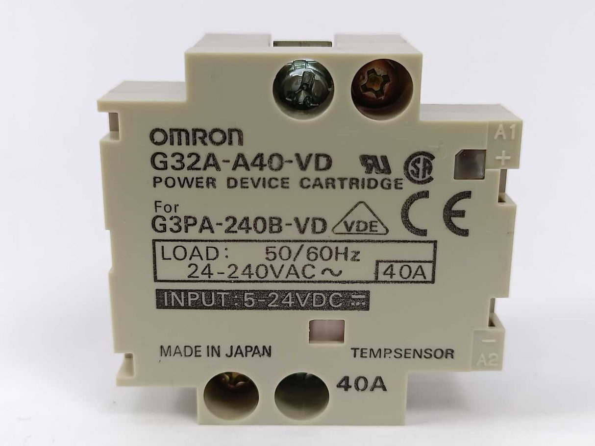 OMRON G32A-A40-VD Power Device Cartridge 24-240VAC, 50/60Hz