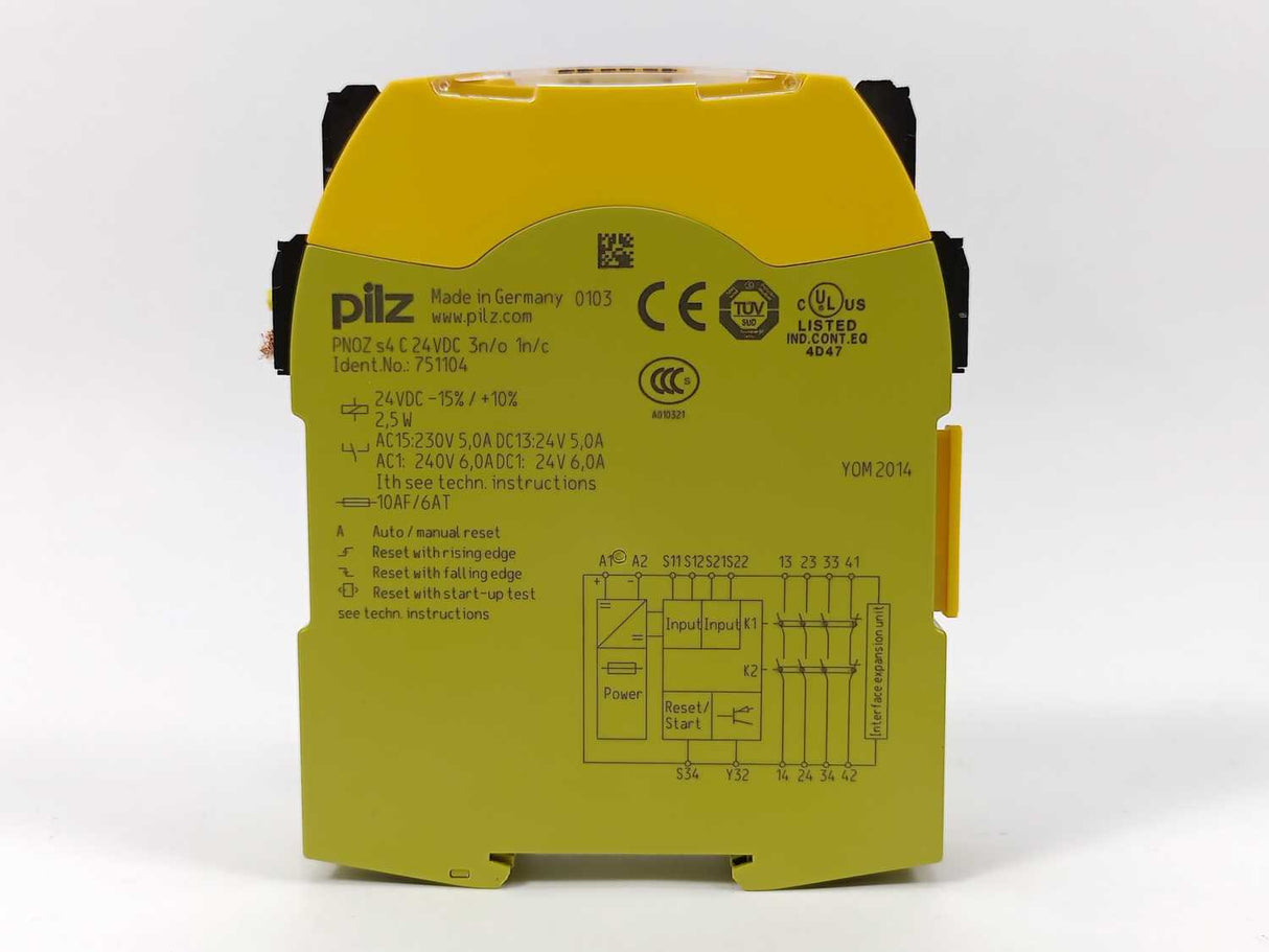 Pilz 751104 Safety Relay, PNOZ s4