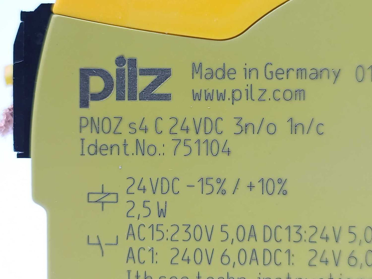 Pilz 751104 Safety Relay, PNOZ s4