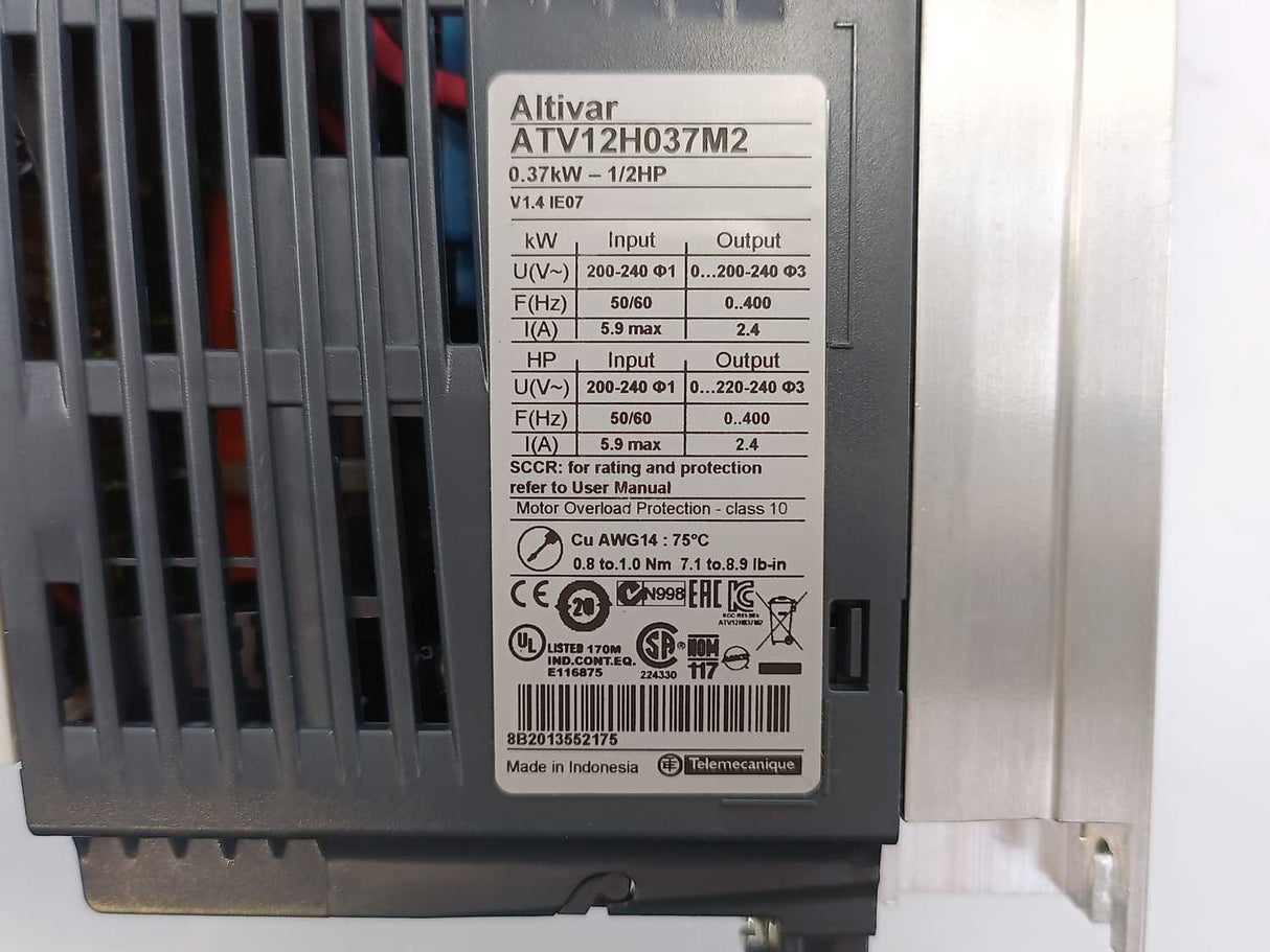 Schneider Electric ATV12H037M2 Altivar AC speed drive