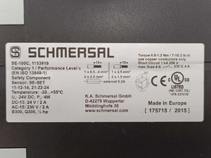 Schmersal SE-100C Safety-monitoring module, 1153919