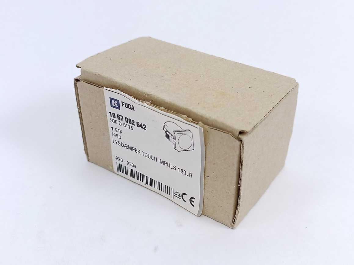 LK Fuga 10 67 002 642  506 D 6115 Touch Dimmer Insert for 180LR - White