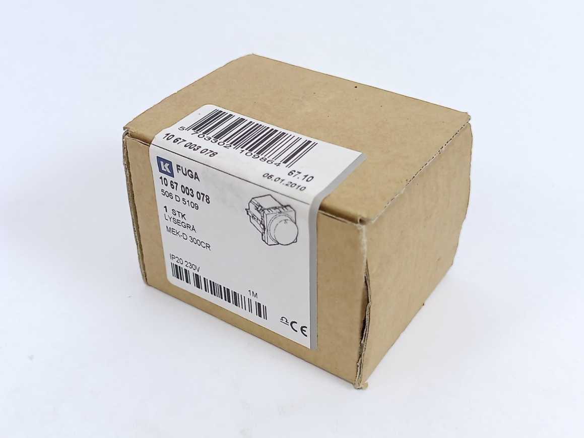 LK Fuga 10 67 003 078 506 D 5109 MEK-D 300CR Rotary Dimmer