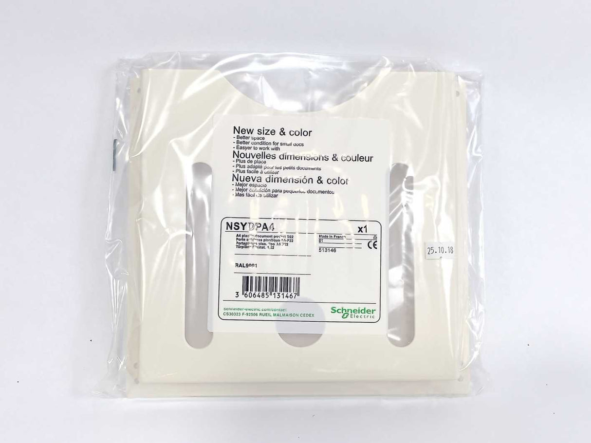 Schneider Electric NSYDPA4 A4 Plastic Document Pocket D22