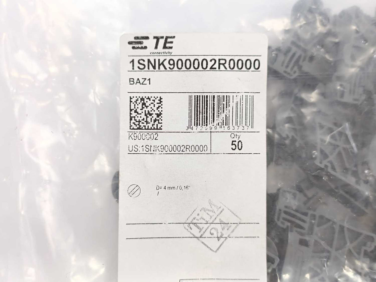 TE Connectivity 1SNK900002R0000 Terminal Block End Stop Batch 50 Pcs.