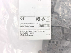 TE Connectivity 1SNK900002R0000 Terminal Block End Stop Batch 50 Pcs.