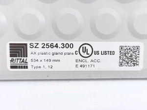 Rittal SZ 2564.300 AX Plastic Gland Plate with Membranes