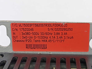 Danfoss VLT5003PT5B20STR3DLF00A00C0 175Z0046 VLT Frequency Inverter 3.1kVa