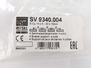 Rittal SV 9340.004 Busbar Support for Flat Copper Busbars Batch 4 Pcs.