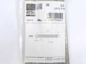 Rittal SZ 2412.316 Earthing Braid Batch 10 Pcs.