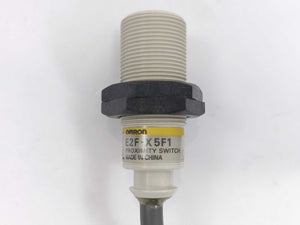 OMRON E2F-X5F1 Proximity Switch 12-24 VDC w/ 2m Cable