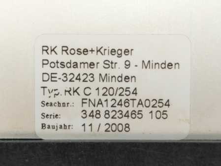 RK Rose+Krieger FNA1246TA0254 RK C 120/254