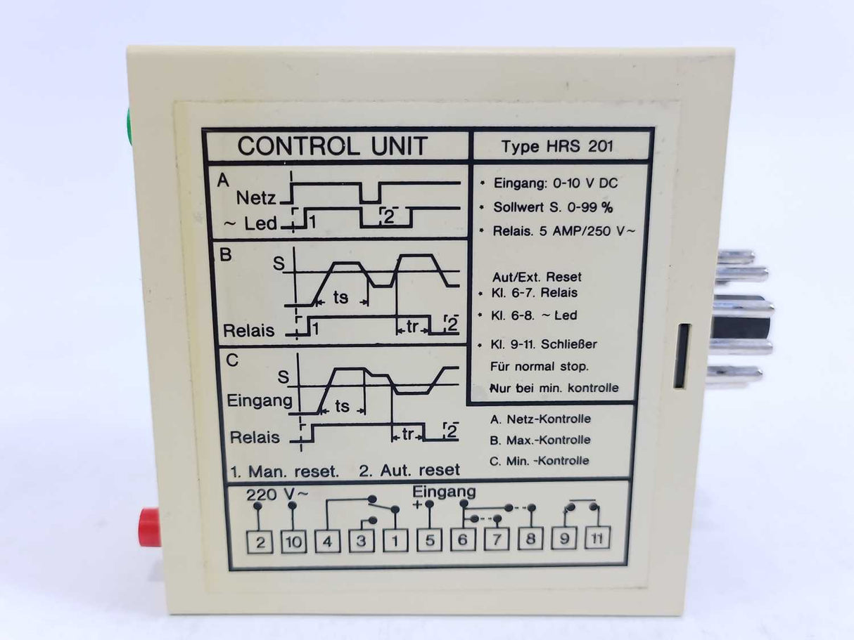 HRS 201 Control Unit