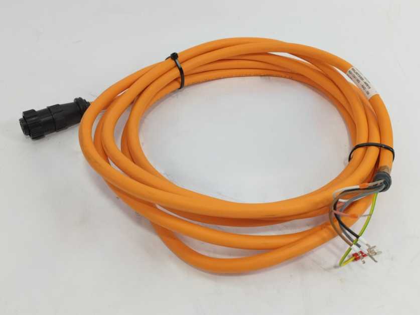 Bosch Rexroth R911341663 RKL0013/005 Ready-made Power Cable RKL, Length: 5.0 m