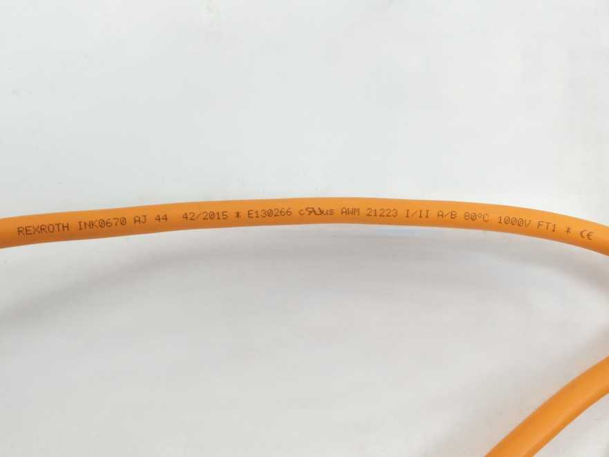 Bosch Rexroth R911341663 RKL0013/005 Ready-made Power Cable RKL, Length: 5.0 m