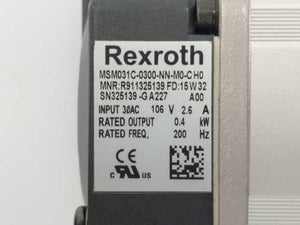 Wittenstein R911325139 MSM031C-0300-NN-M0-CH0 Servo Motor