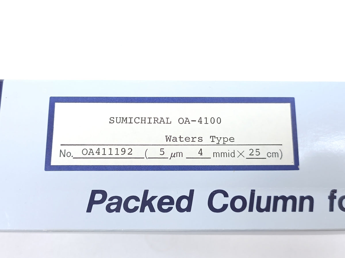 Sumika OA-4100 SUMICHIRAL Packed Column for HPLC, Waters Type