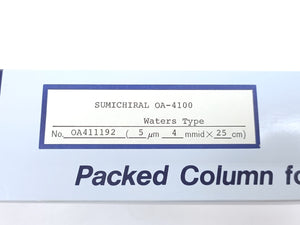 Sumika OA-4100 SUMICHIRAL Packed Column for HPLC, Waters Type