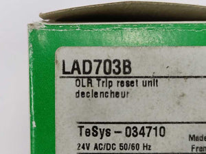Schneider Electric LAD703B TeSys Trip Reset Unit, 24V AC/DC 50/60Hz