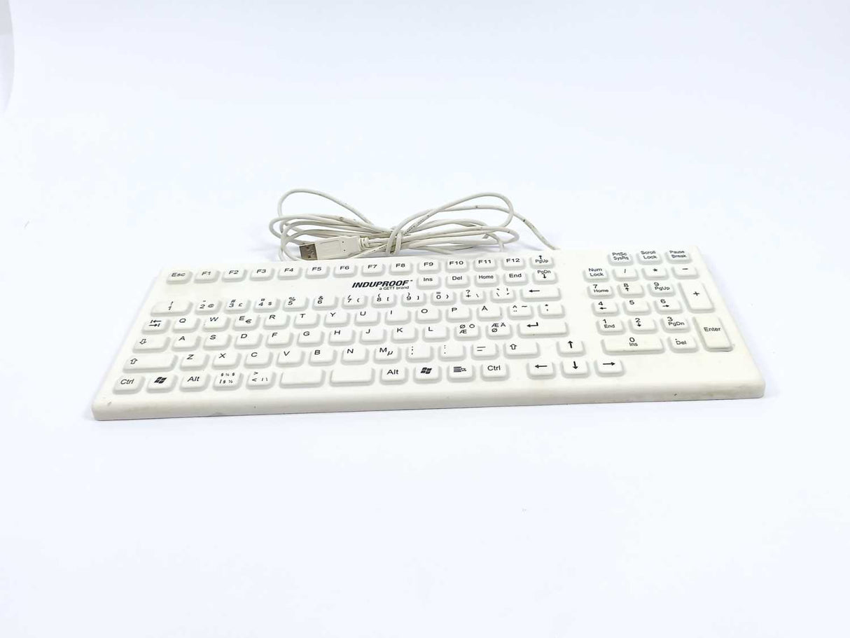 Induproof KG20267 Water + Dust-Proof Medical Keyboard with Number Pad