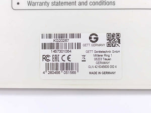 Induproof KG20267 Water + Dust-Proof Medical Keyboard with Number Pad