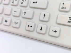 Induproof KG20267 Water + Dust-Proof Medical Keyboard with Number Pad