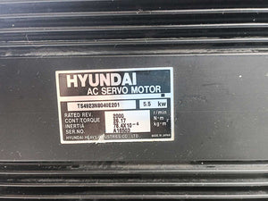 HYUNDAI TS4923N8040E201 AC Servo Motor 5.5 kw