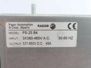 Fagor PS-25 B4 Non‑Regenerative Power Supply Module
