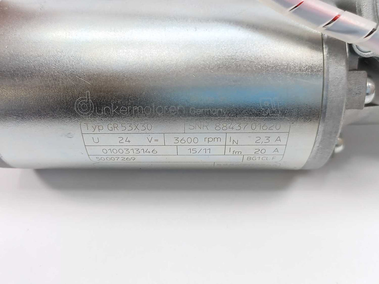 Dunkermotoren  GR53X30 T: 24V, 3600rpm, 2,3A