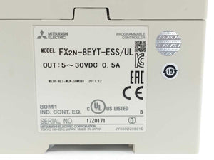 Mitsubishi FX2N-8EYT-ESS/UL Programmable Logic Controller