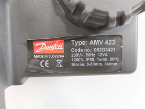 Danfoss 082G3421 AMV 423 Actuator, 230V, 50Hz, 12VA, 1200N, 3s/mm
