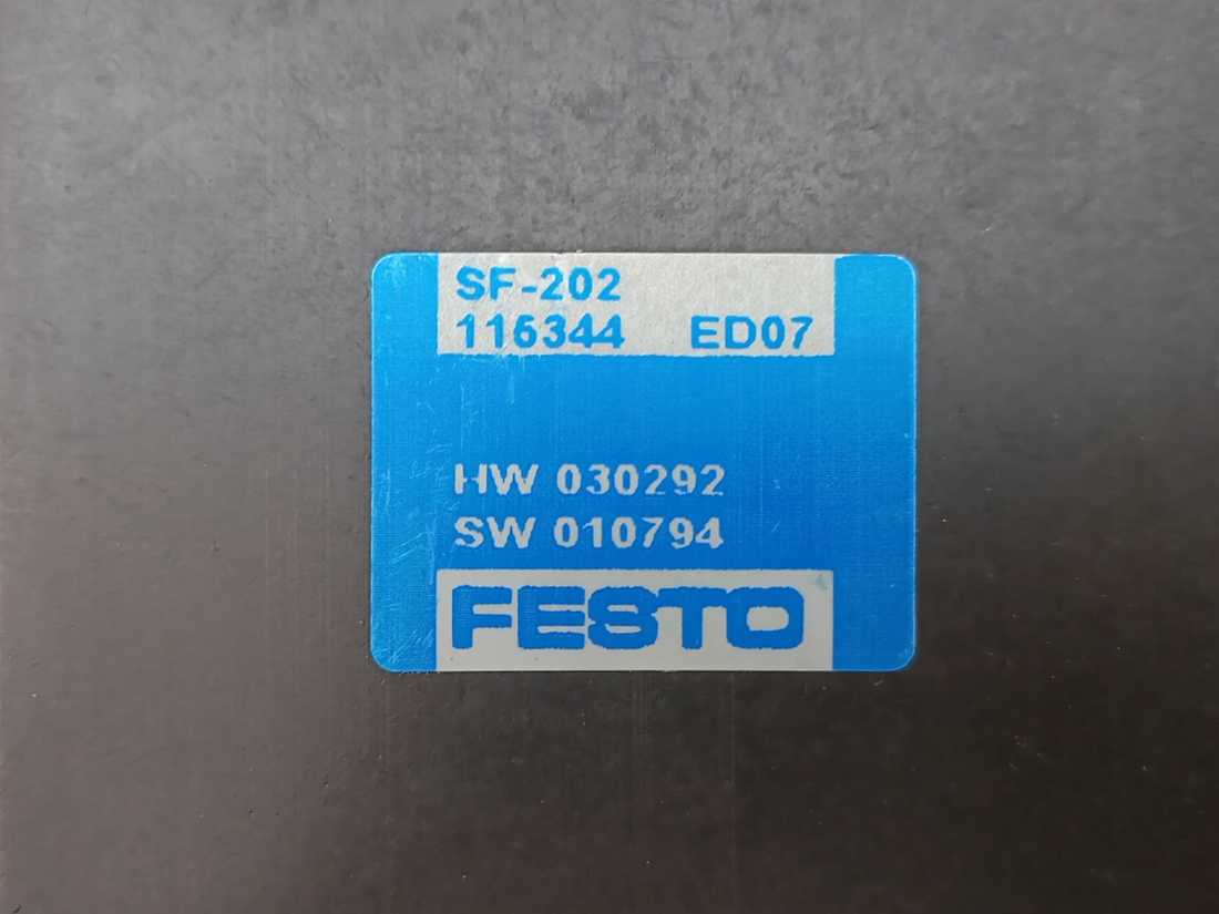 Festo 115344 SF-202, Controller