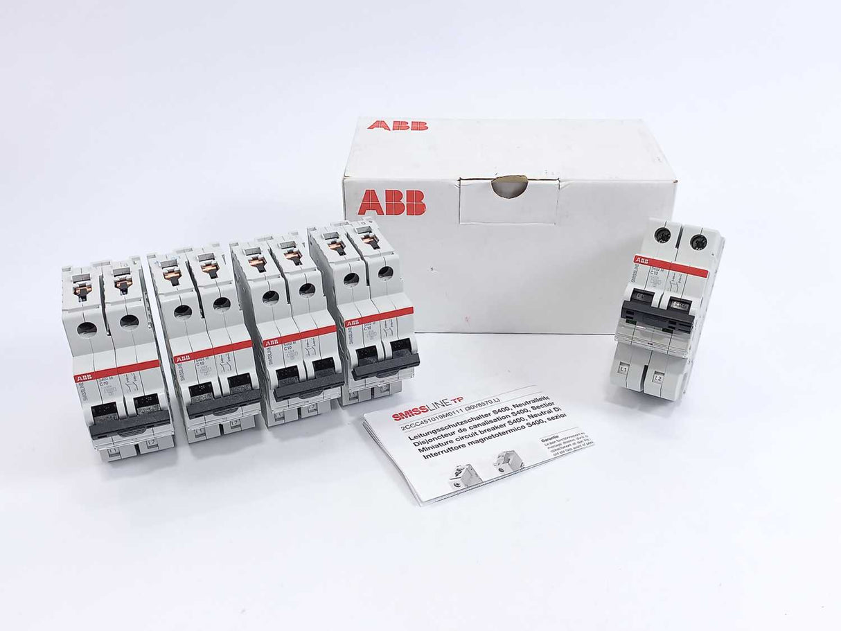 ABB 2CCS572001R0104 Miniature Circuit Breaker Batch 5 Pcs.