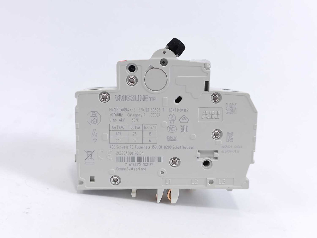 ABB 2CCS572001R0104 Miniature Circuit Breaker Batch 5 Pcs.