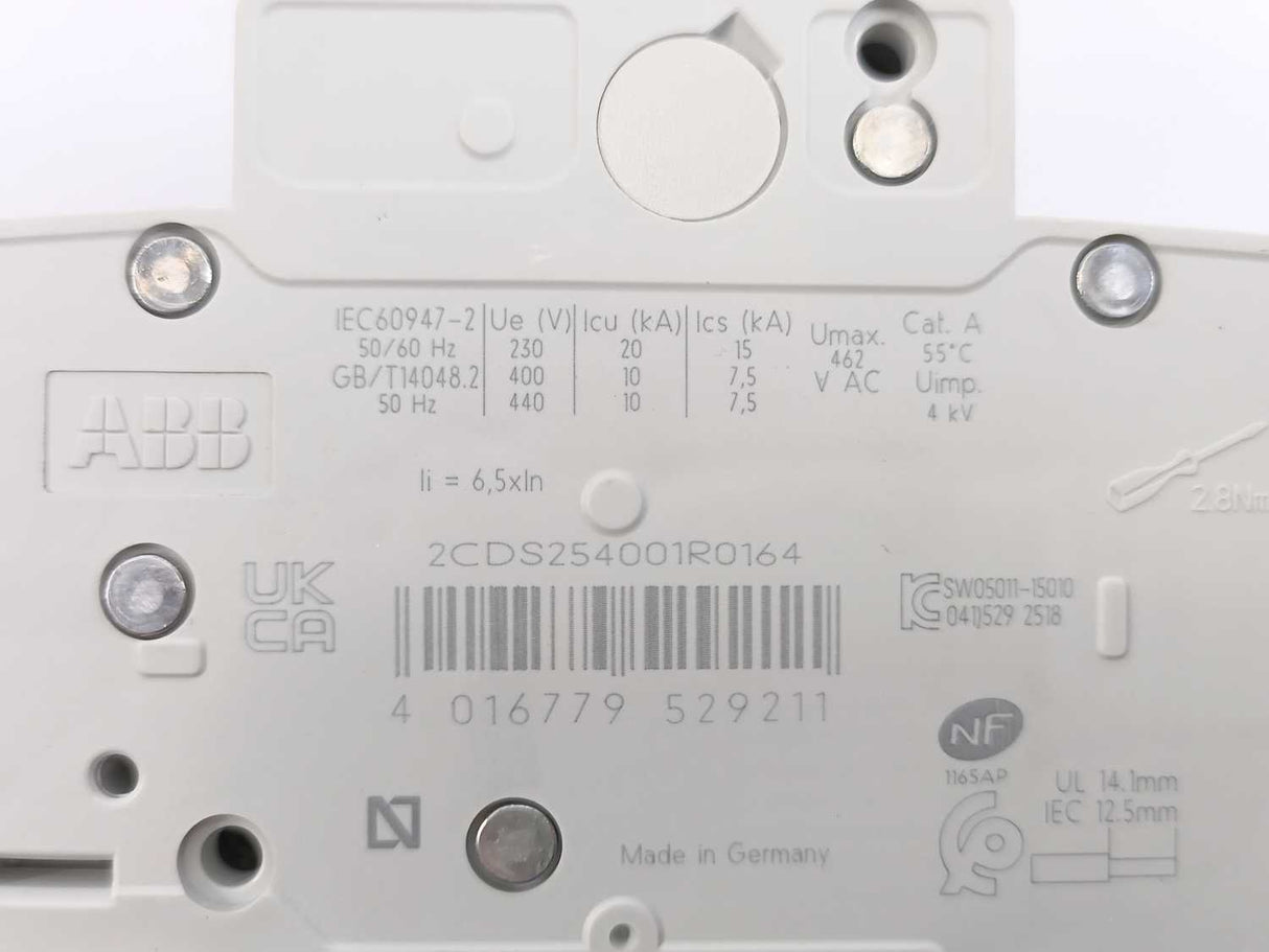 ABB 2CDS254001R0164 S204-C16 Miniature Circuit Breaker