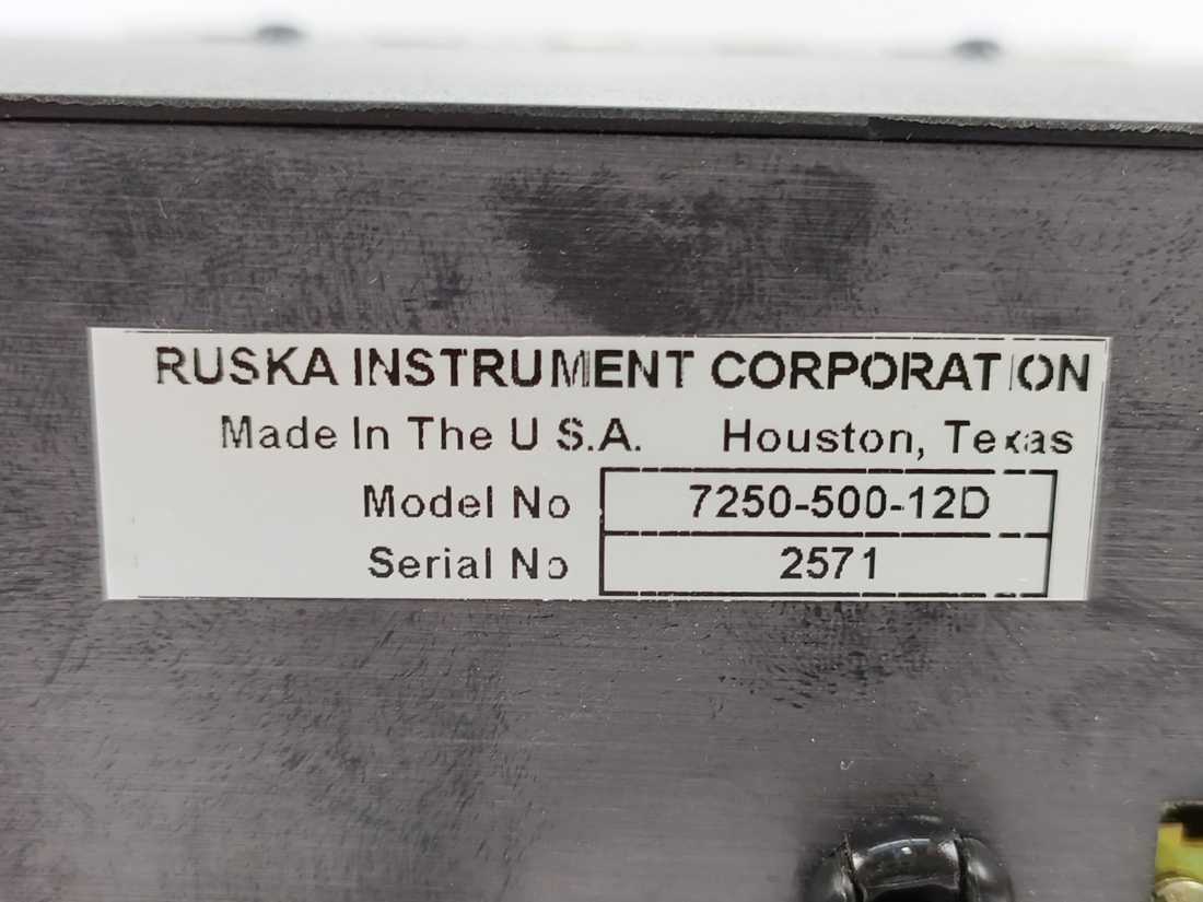 Ruska Instrument 7250-500-12D Pressure Controller/Calibrator