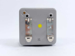 Volex VT1108SG 1 Gang Double Pole Switched Metalclad RCD Socket, 30mA