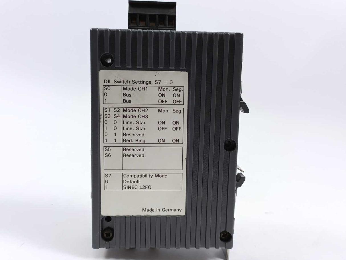 Siemens 6GK1 502-2CB10 SIMATIC NET PROFIBUS OLM/G11 Optical Link Module