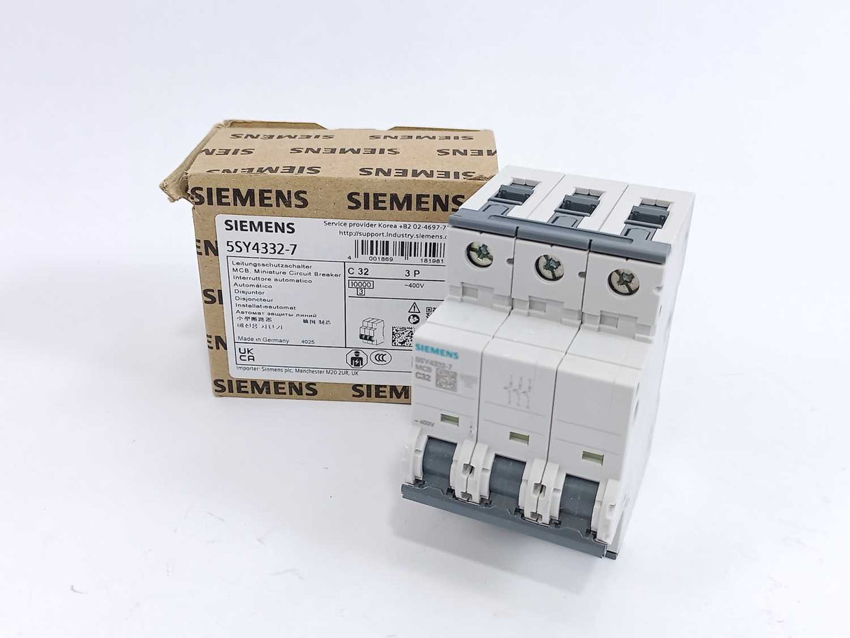 Siemens 5SY4332-7 Miniature circuit breaker C32 400V (204143444717)