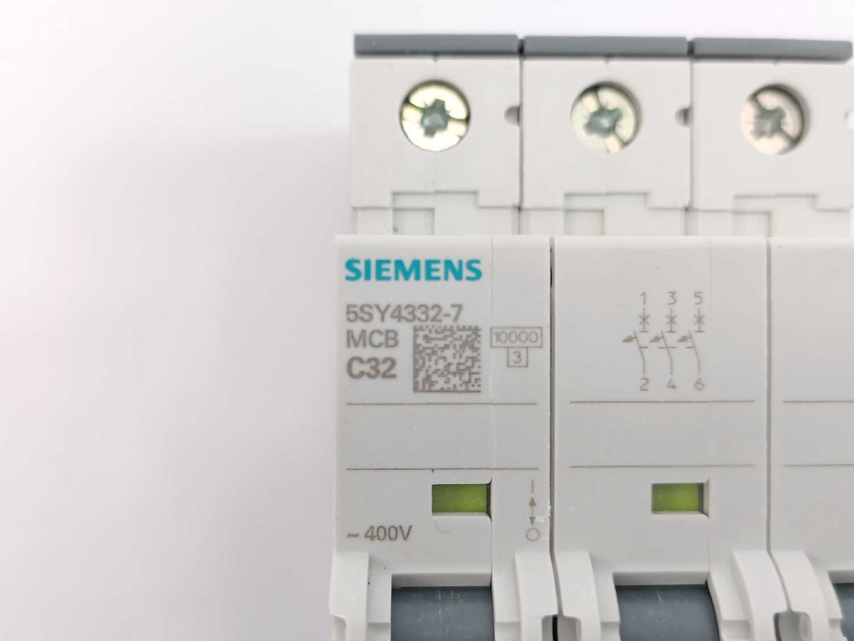 Siemens 5SY4332-7 Miniature circuit breaker C32 400V (204143444717)