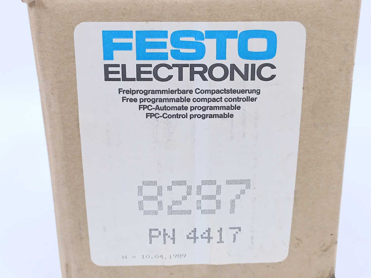 Festo 008287 Programmable Controller E.FEA-88